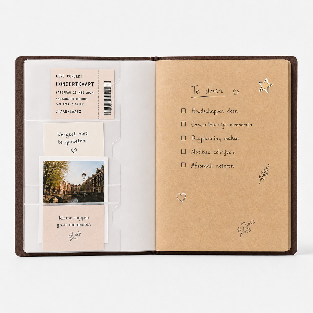 The Journalit Leather Notebook Set