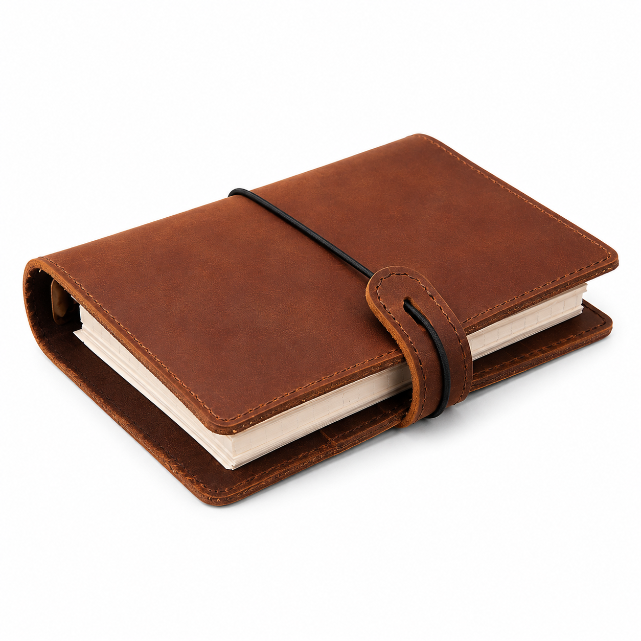 Leather Portfolio A5 - Brown