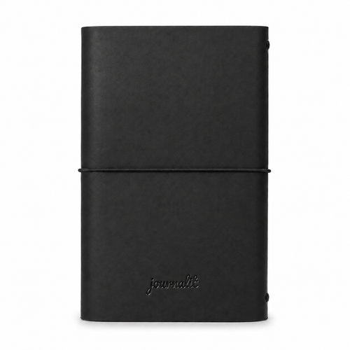 Leather Trifold A6 - Black