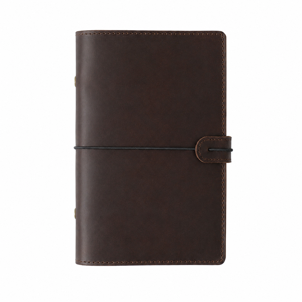 Leather Portfolio A5 - Coffee