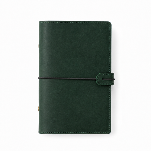 Leather Portfolio A5 - Forest