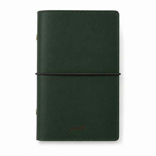 Leather Portfolio A5 - Forest