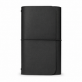 Leather Trifold A6 - Black