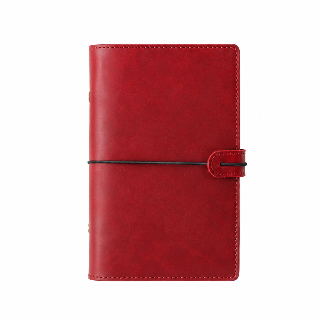 Leather Portfolio A5 - Red