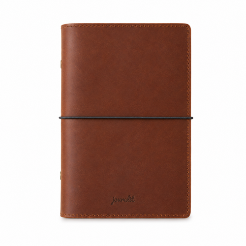 Leather Portfolio A5 - Brown
