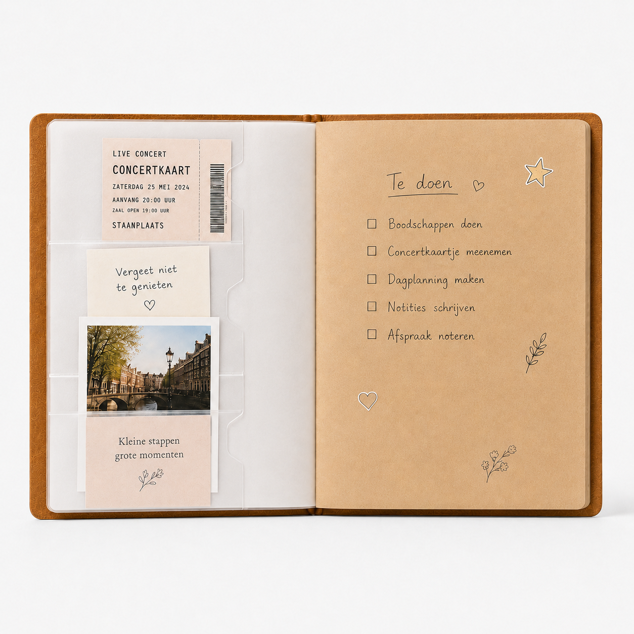 The Journalit Leather Notebook Set