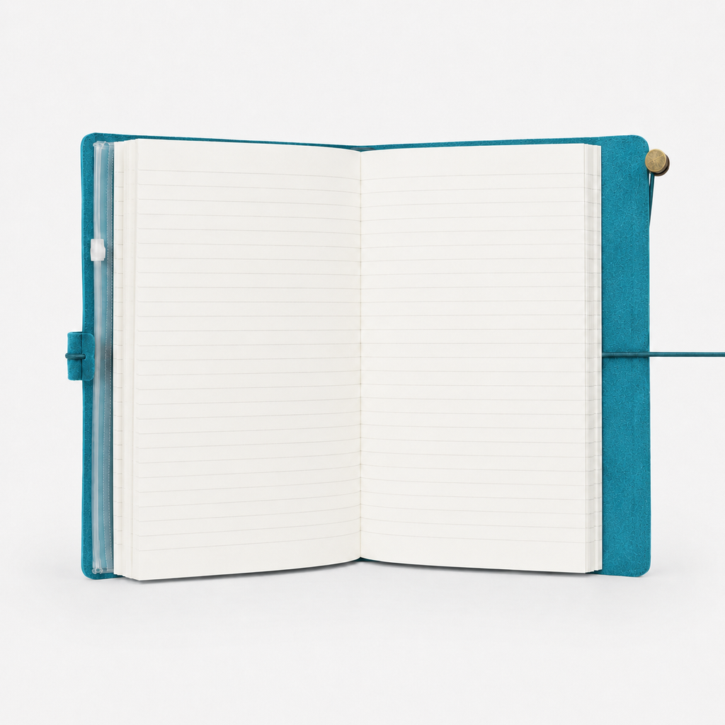 The Journalit Leather Notebook Set | Blue
